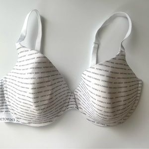 Victoria Secret Cotton Lightly Light Demi Bra. 38DD